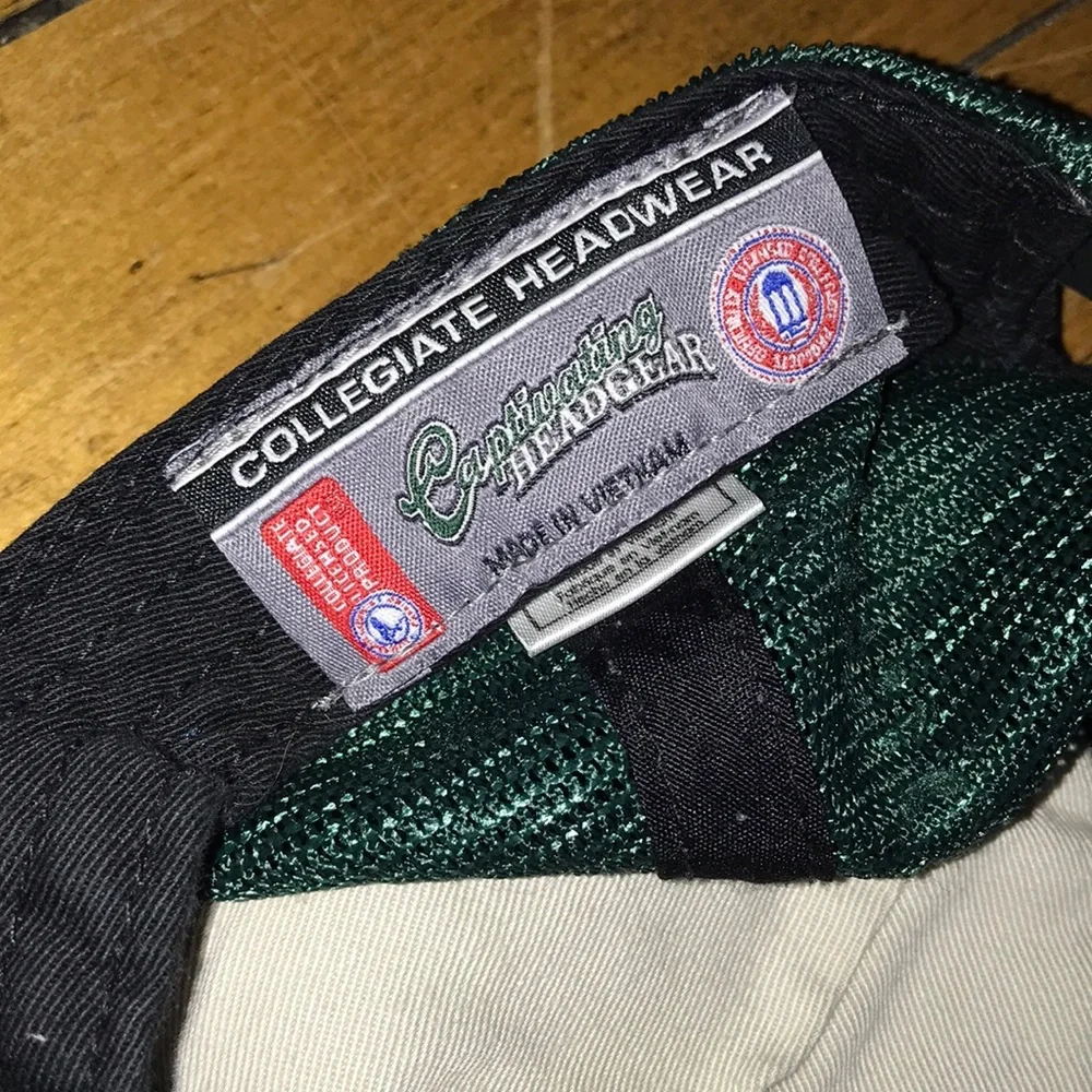 Michigan State Spartans Vintage Mesh Trucker Hat - Green White Black